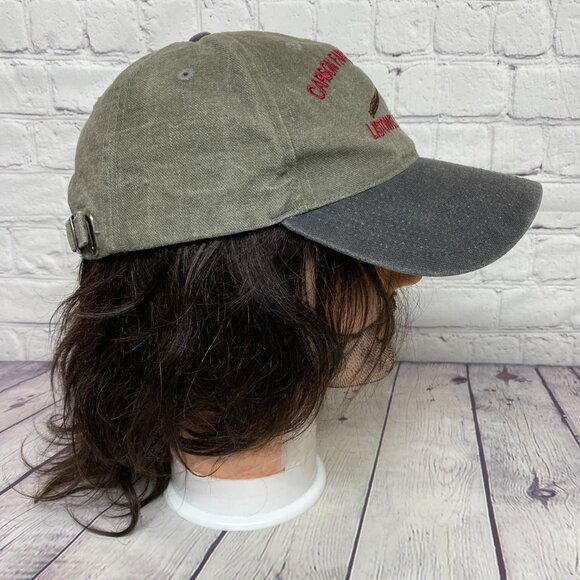 Vintage Hat Cap Strap Back Gray Carson Farms & Auctions LISTOWEL Ontario Canada - Picture 4 of 9